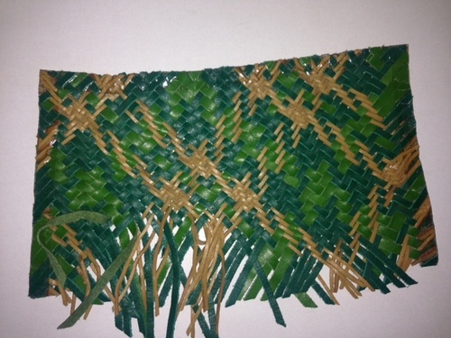 Leather Woven Bag
