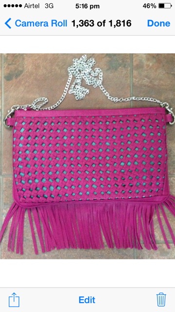 Leather Woven Bags