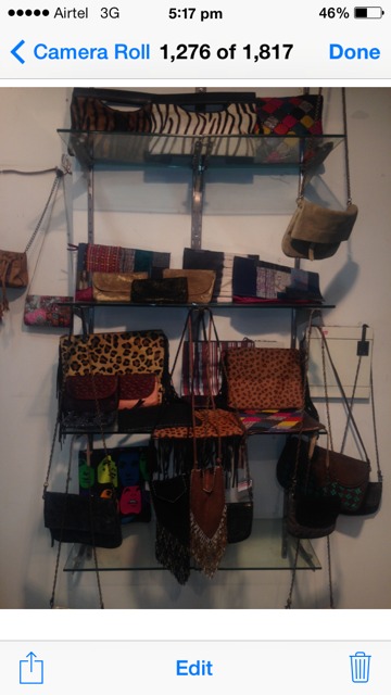 Leather Woven Bag
