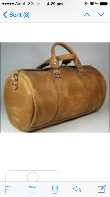 Duffle bags leather