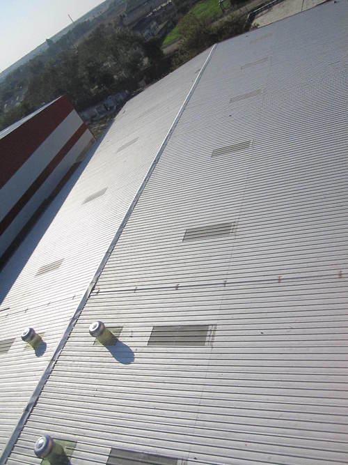 Translucent Corrugated Roof Panels - Stainless Steel, 2 ft Length x 12 ft Width | Rust Resistant, Robust Durability, Easy to Install