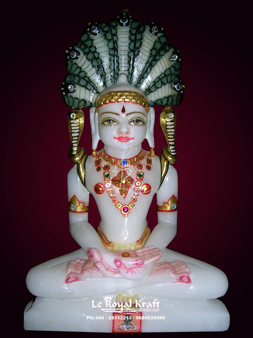 Marble Jain Parshvanath Statues 