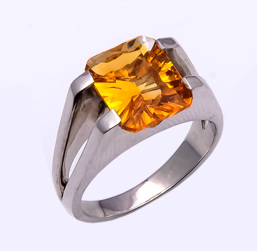 925 sterling silver citrine ring