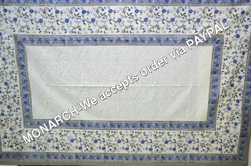 SQUARE MUGHAL PRINT TABLE COVER