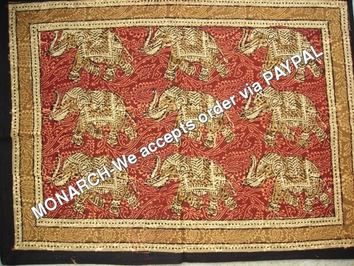 Elephant Gabru Paisley Print Table Covers