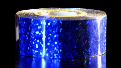 Blue Sequins Holographic Tape