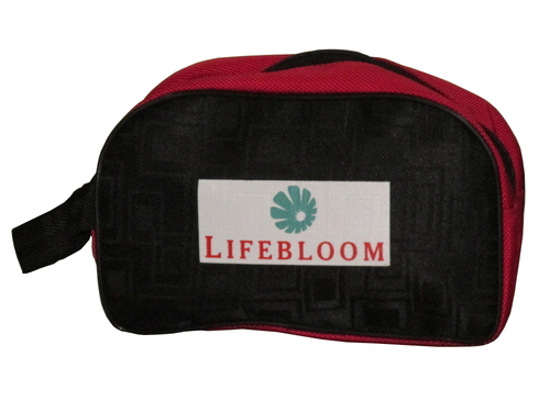 Life Bloom - Polyester, 10x7x4 Inches, Red | Durable, Portable, Water Resistant, Lightweight, Zipper Closure, Handle