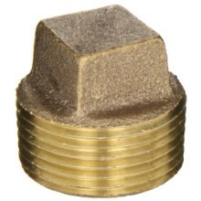 Brass Square Head Cored Plug