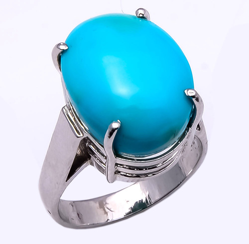 925 Sterling Silver Turquoise Gemstone  Ring