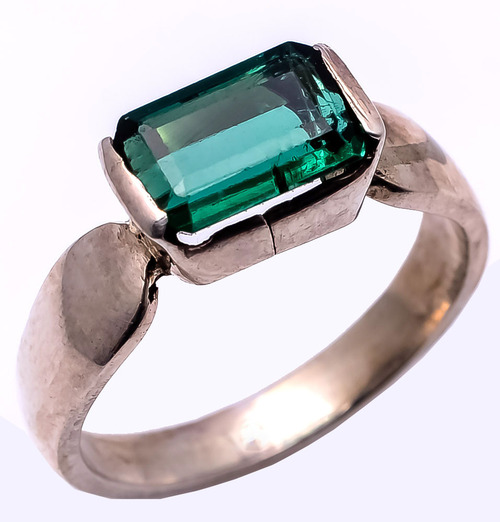 925 Sterling silver Tourmaline gemstone Ring