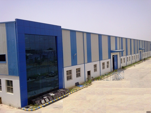 Blue And Cream Pre Engineered Building System