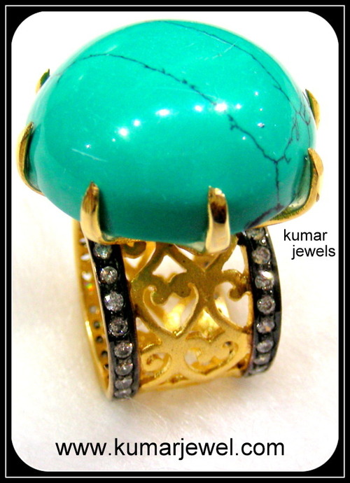 Turquoise Stone Ring.
