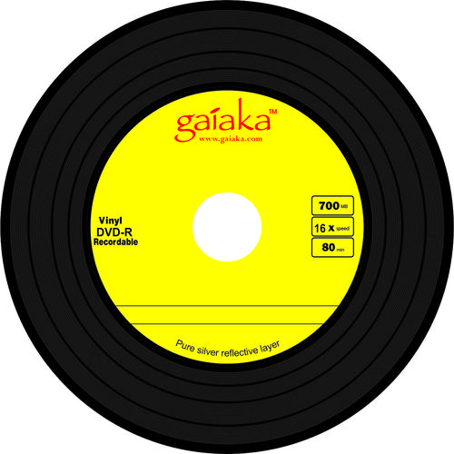 Industrial Vinyl DVD - 4.7 GB Capacity, Yellow Color | Durable Media, Bulk Packaging, Recordable Format, Reliable Data Storage