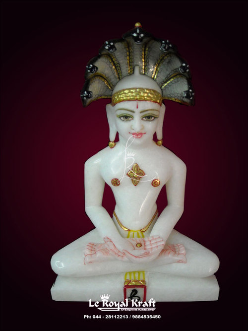 Marble Parshvanath Statue
