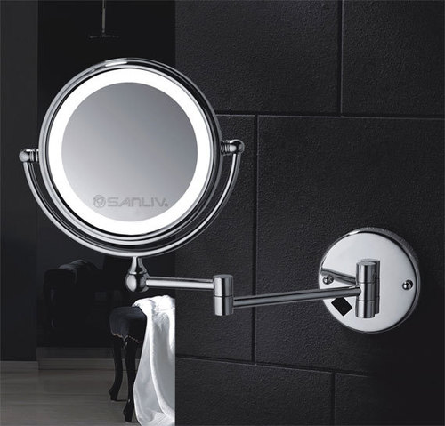 Glass Temple Magnifying Mirror 3X Zoom