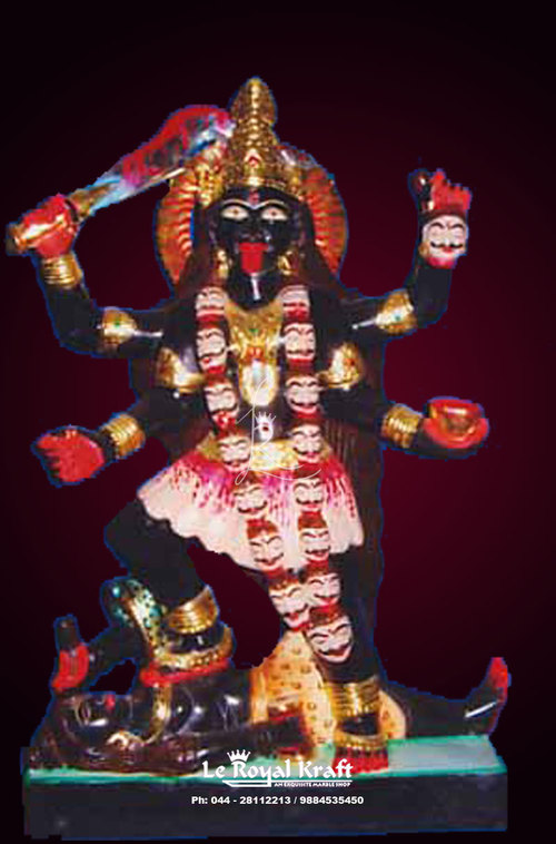 Black Marble Kali Statue