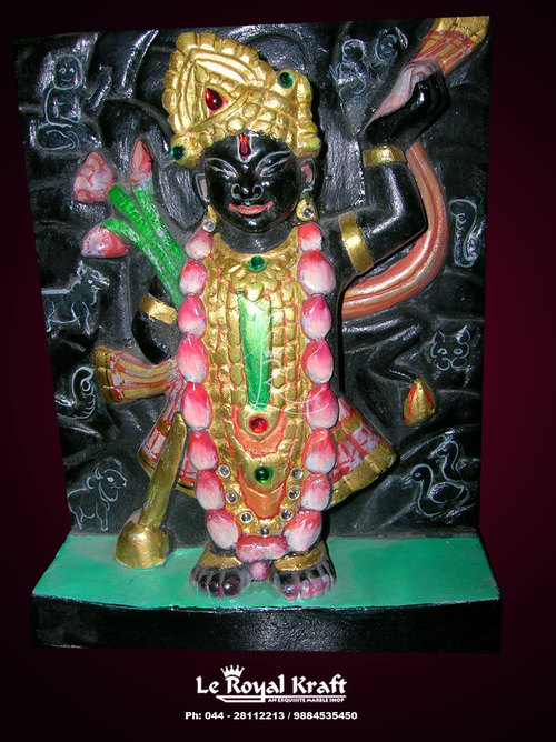 Black Stone Shrinathji Statue