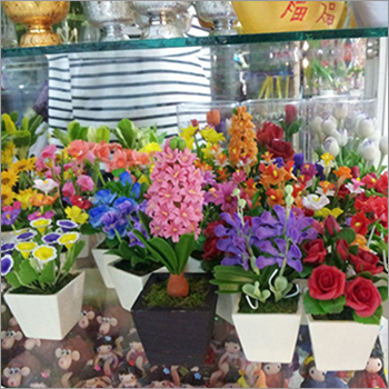 Decorative Handmade Clay Flowers