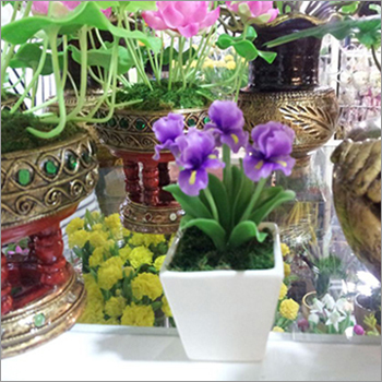  Exotic Hand Made Clay Flowers 