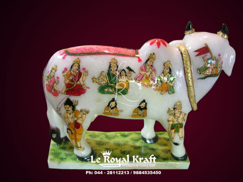 Marble Kamadhenu Cow