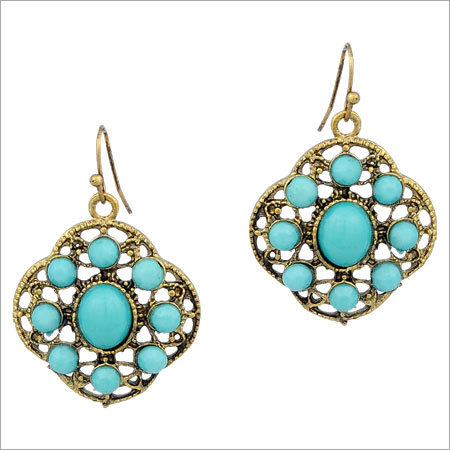 Stone Costume Earrings