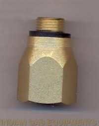 Lpg Regulators - Brass, 1/2" Thread Size, Gold | Lightweight, Durable, Impact Resistant, Consistent Flow, Inlet Pressure: 20 Bar, Outlet Pressure: 3 Bar