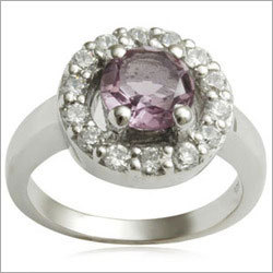 Silver Diamond Ring