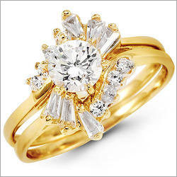 Designer Gold Diamond Ring