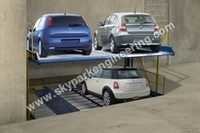 Pit Car Parking System - Steel Rope Drive, 5200-4700x1900-1800x1550-1450 Mm | 6-5 Vehicle Capacity, Plc Control, Automated Multi-level Parking