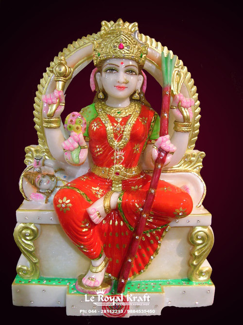 Marble Rajarajeshwari Statue