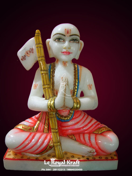 Marble Ramanujam Statue