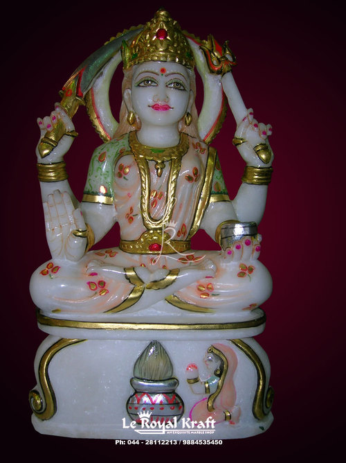 Marble Santoshi Mata Statue