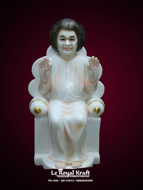 Sculpture Marble Satyasai Statue