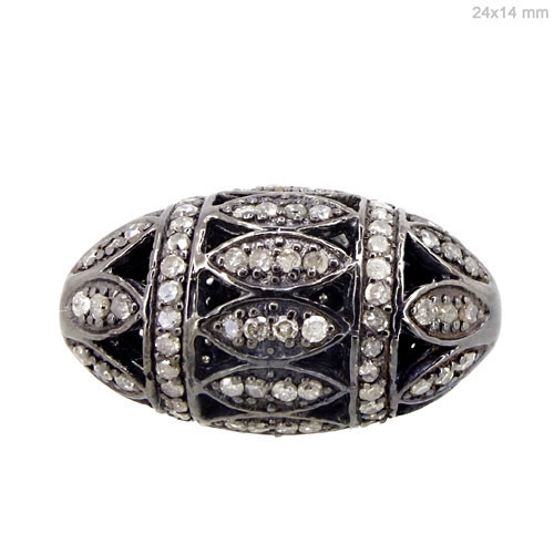 Diamond Sterling Silver Finding