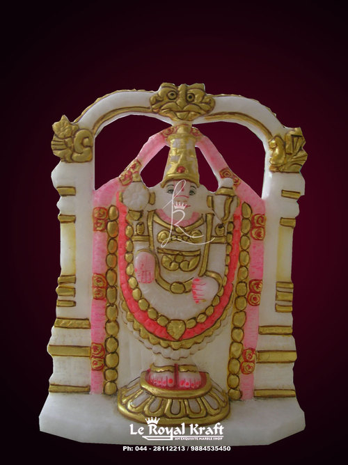 Marble Tirupati Balaji Statue 