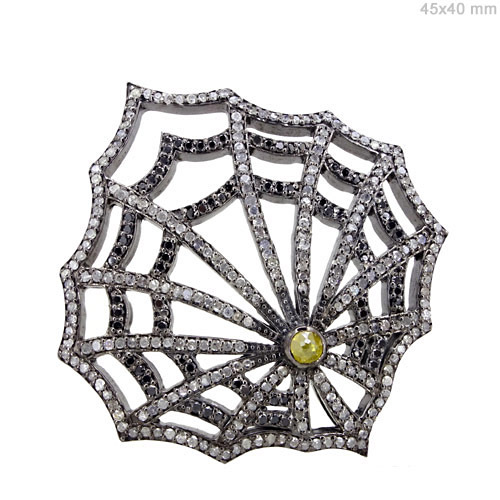 Silver Diamond Pendant Jewelry