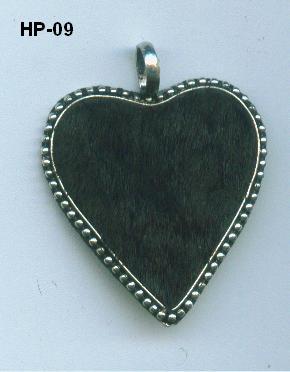 Leather Heart Shaped Necklace
