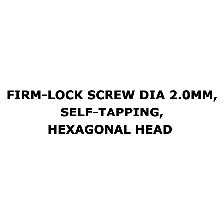 Firm-Lock Screw Dia 2.0mm Self-Tapping Hexagonal Head - Stainless Steel 6mm-30mm | Secure Fastening Corrosion Resistant Easy Installation