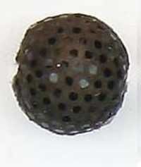 Small Leather Beads - Genuine Leather 8-10 Mm Dark Brown, Smooth Finish, Stylish Look, Durable