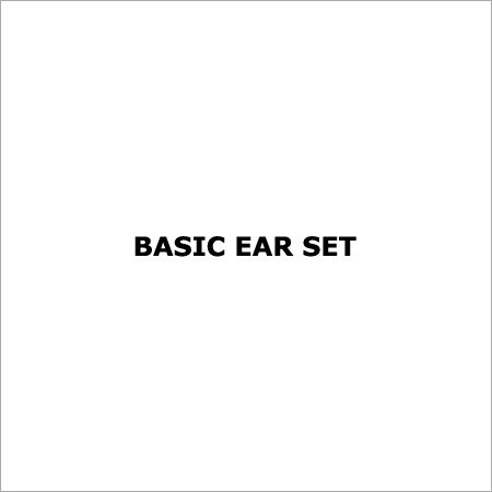 Basic Ear Set - Plastic, 1x1x1 cm, 3.5mm Connector | Comfortable Fit, Clear Audio, Durable Design