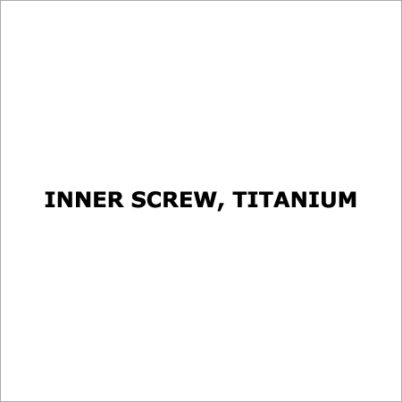 Inner Screw, Titanium - Varied Dimensions, Metric Thread | High Strength, Lightweight, Corrosion Resistant, Biocompatible, Precise Machining, Bulk Packaging