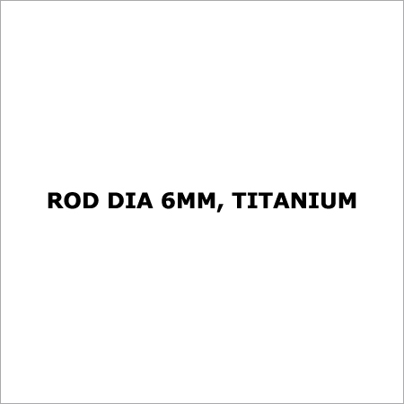 Rod Dia 6mm, Titanium