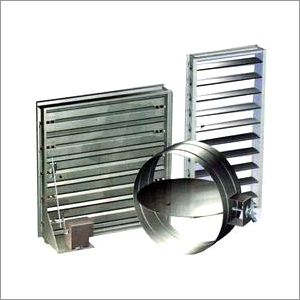 Volume Control Dampers - Color: Silver