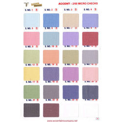 French Terrain Micro Check Uniforms Fabric  