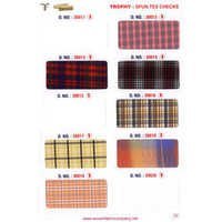 French Terrain Spun Tex Checks Fabric
