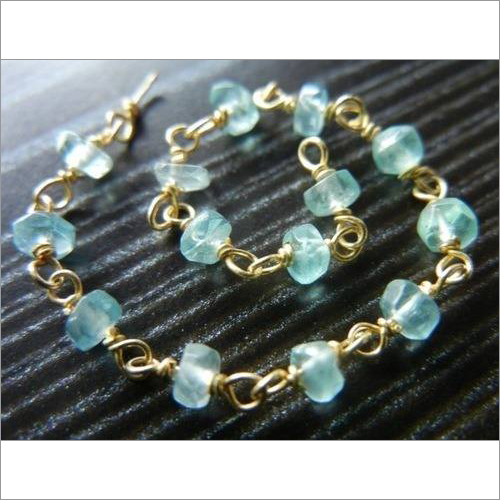Apetite Gemstone Beaded Chain Selling Per Meter