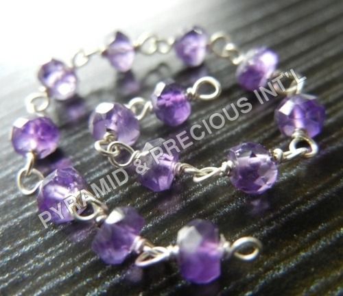 Amethyst Beaded Chain