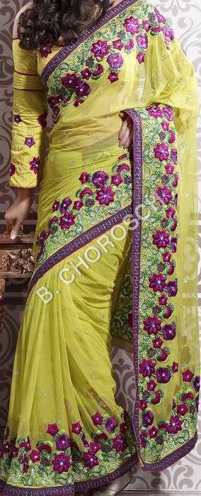 Embroidered Saree