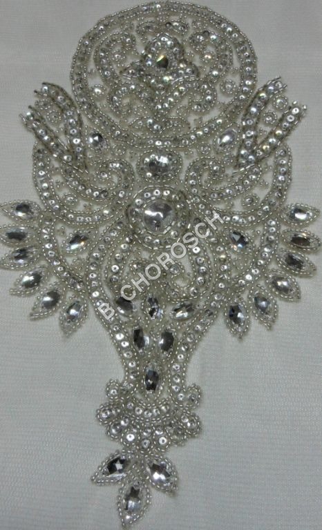 Embroidered Crystal Stone Work