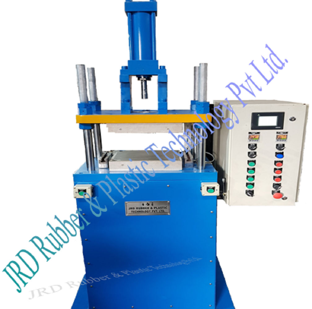 Rubber C Frame Transfer Moulding Machine - Color: Blue